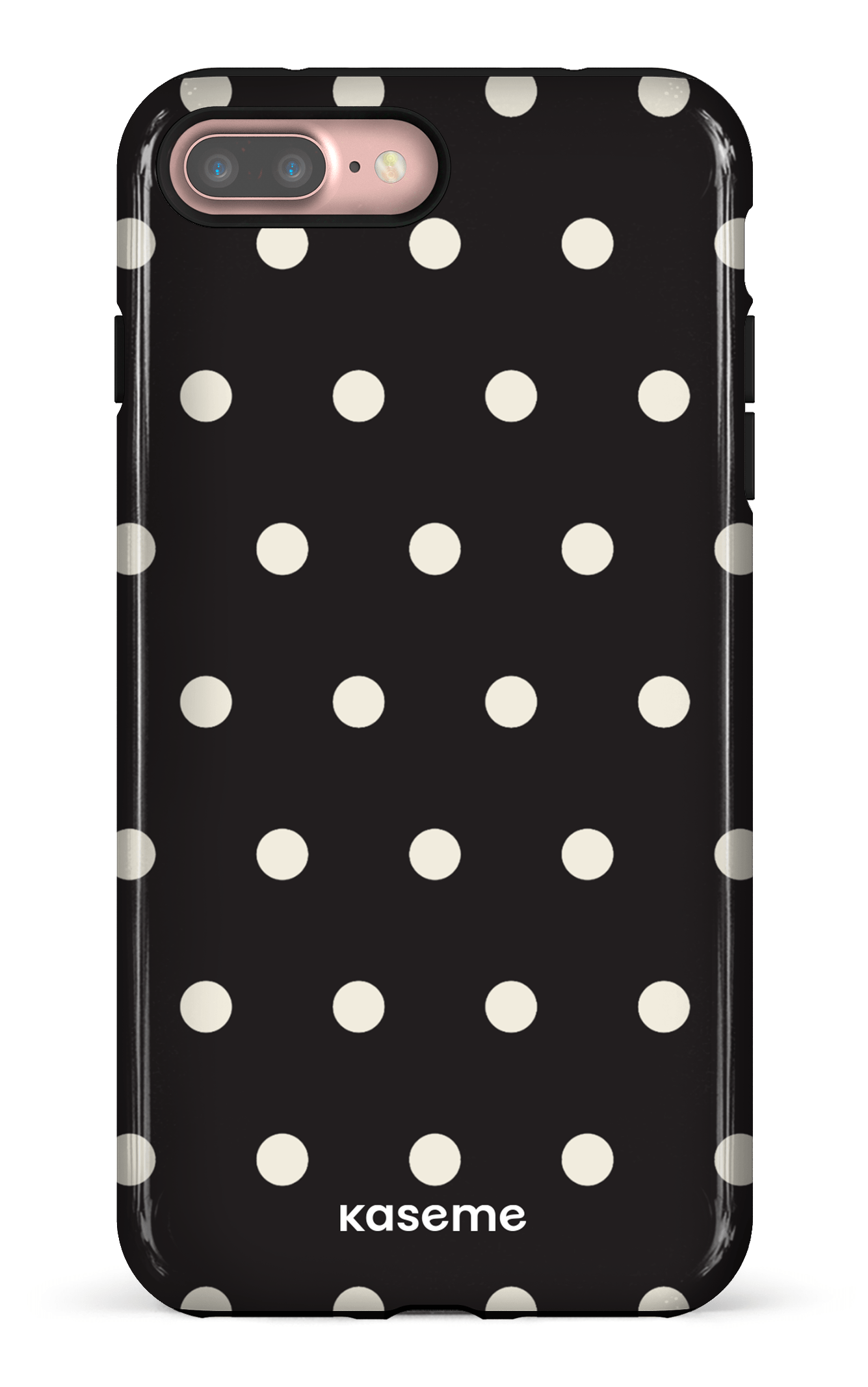 iPhone 7/8 Plus Tough Polka Black -