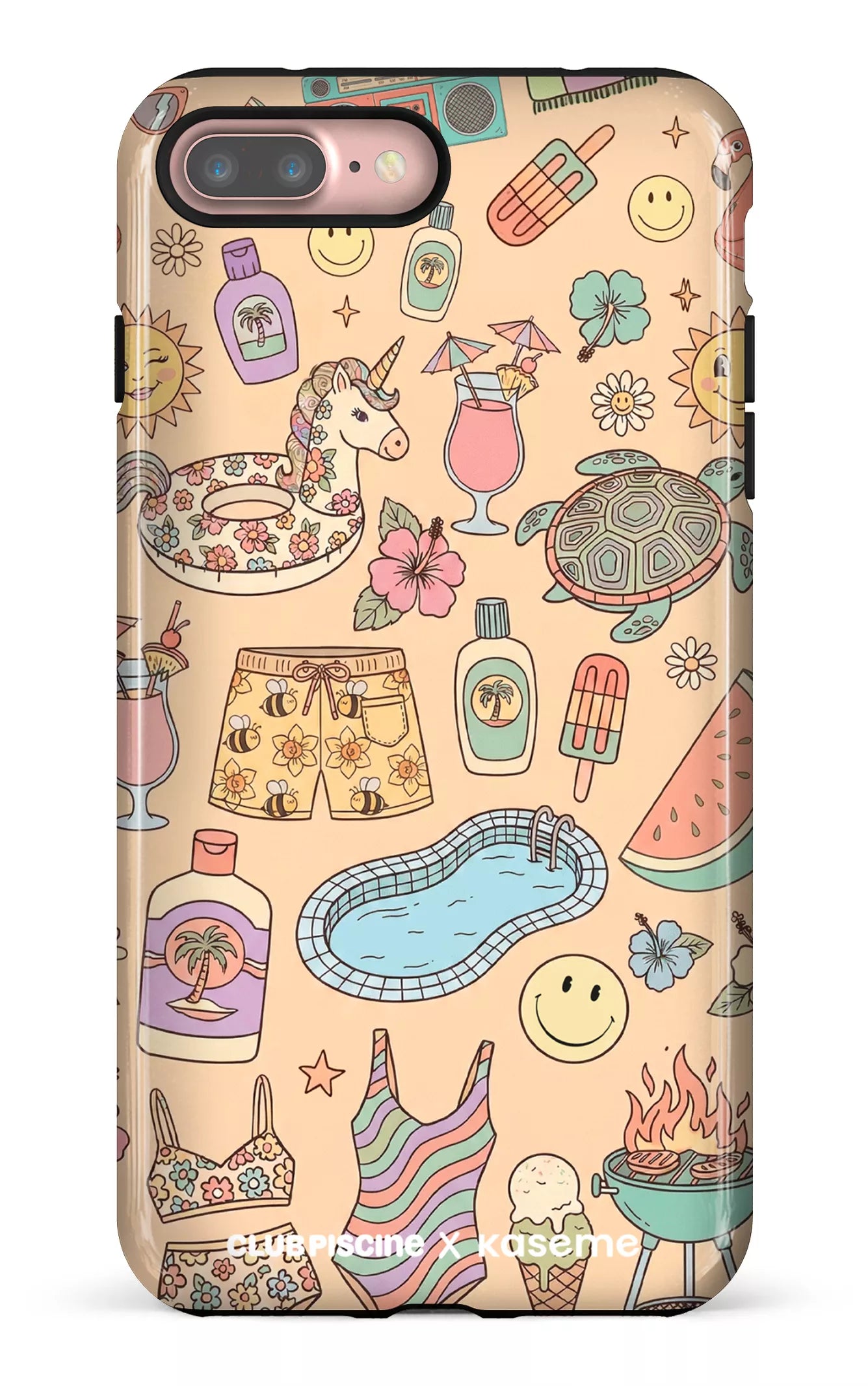 iPhone 7/8 Plus Tough Summer Icon by Club Piscine -