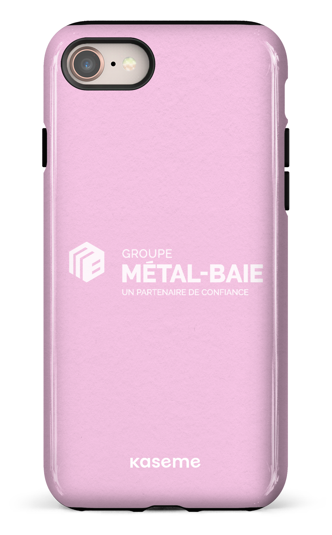 iPhone 7/8 Tough Métal-Baie Rose -