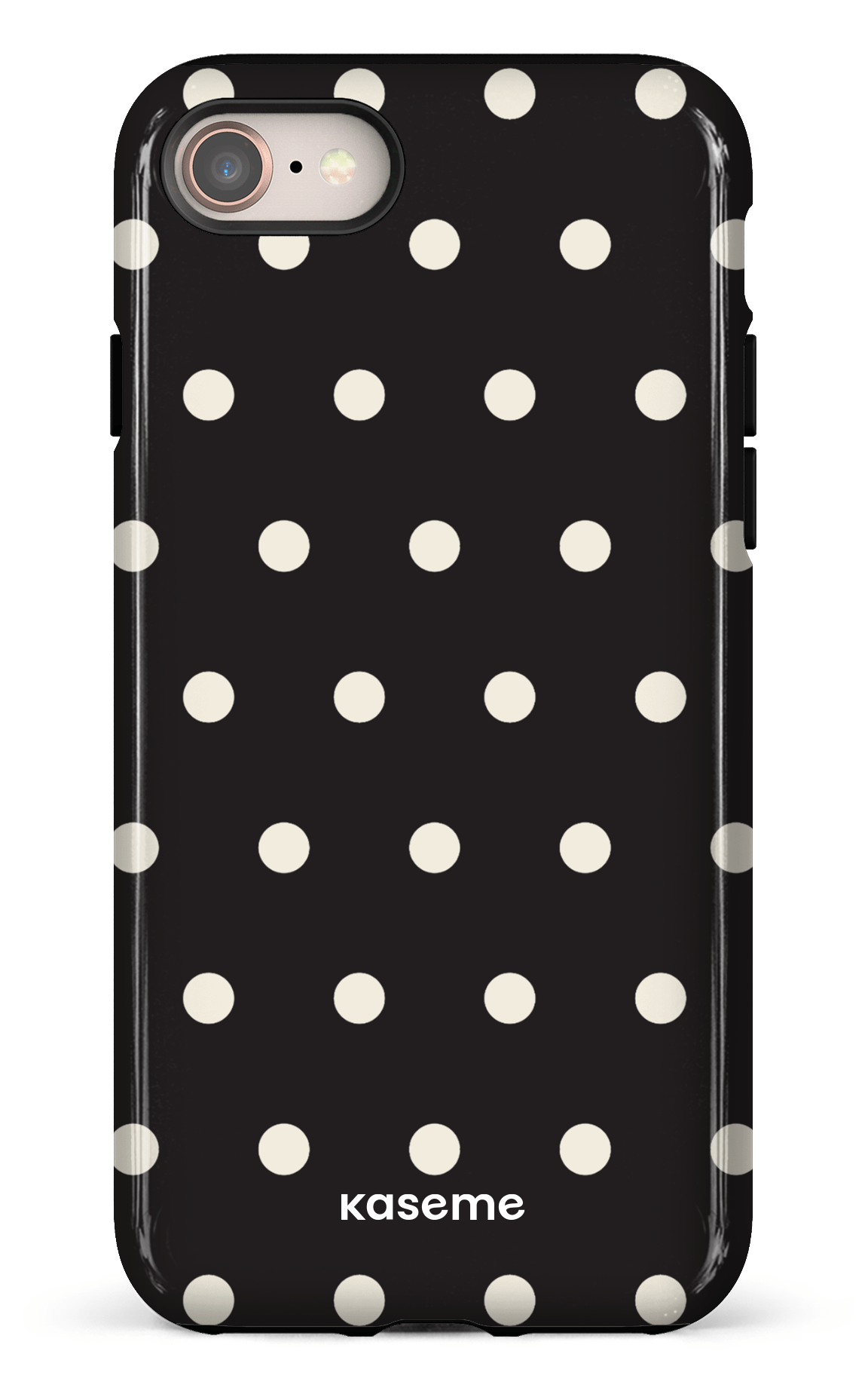 iPhone 7/8 Tough Polka Black -