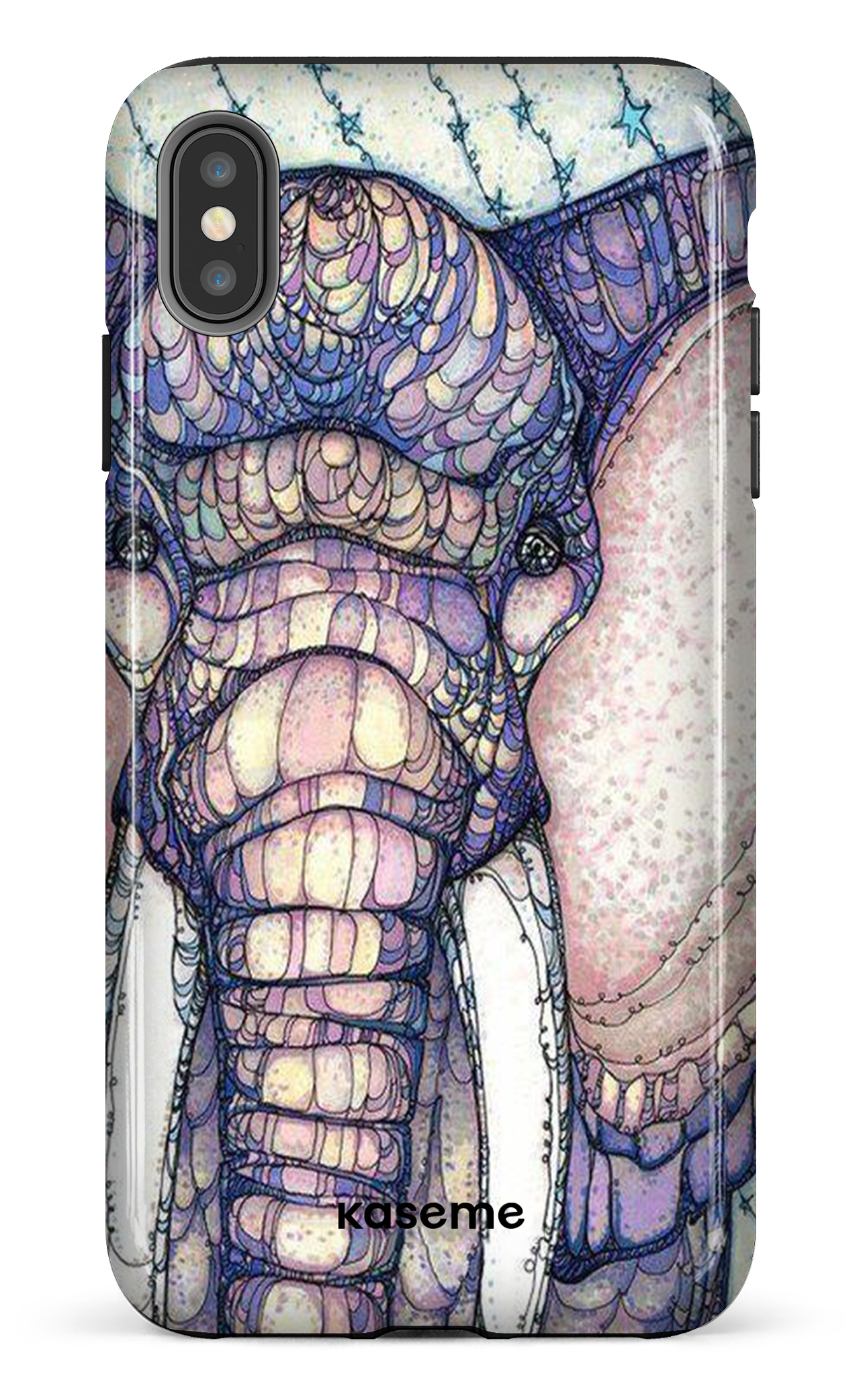 Mosaic Elephant - iPhone XS Max