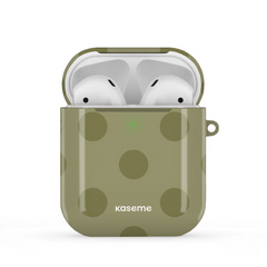 Airpod Gloss La Drey Olive AirPods Case by Marina Bastarache -