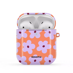 Airpod Gloss Viva la Fiori Orange AirPods Case -