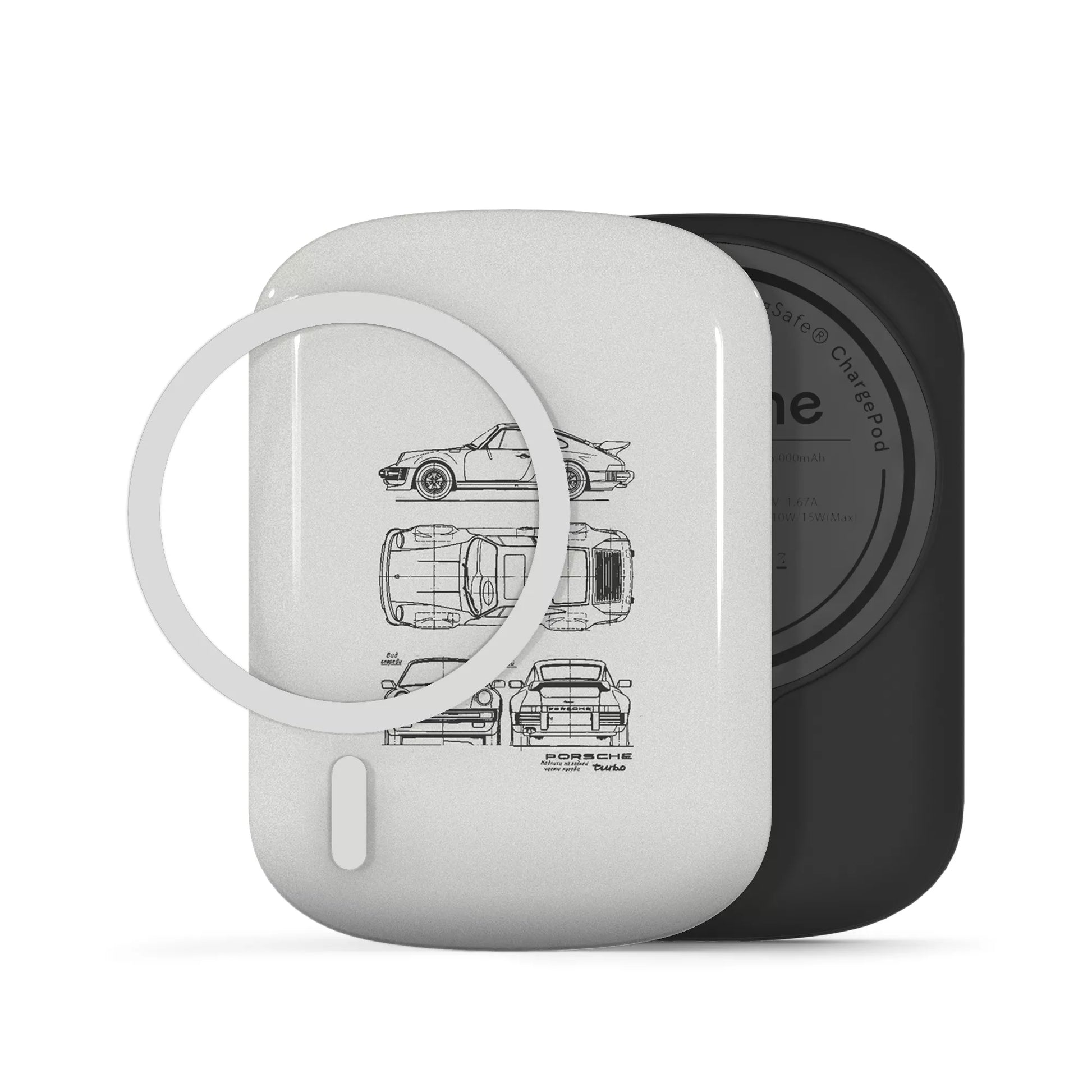 Battery + Shell + MagSafe ring Beat The Traffic ChargePod -