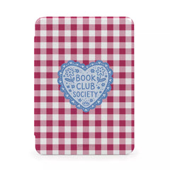 Kobo Clara Color / Black & White Book Lover Burgundy E-Reader Case -