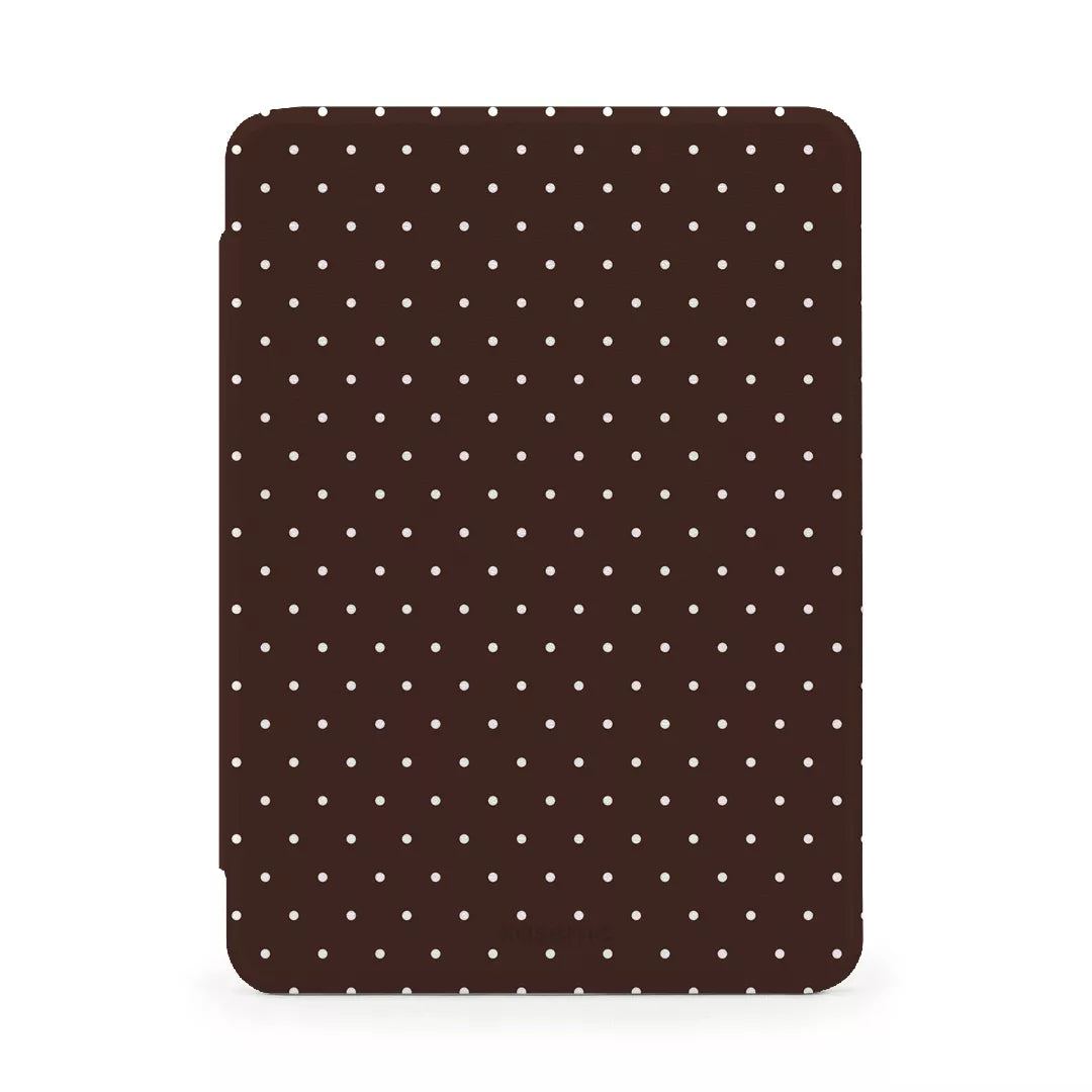 Kobo Clara Color / Black & White Ditsy Brown E-Reader Case -