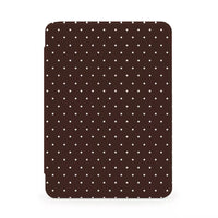 Kobo Clara Color / Black & White Ditsy Brown E-Reader Case -