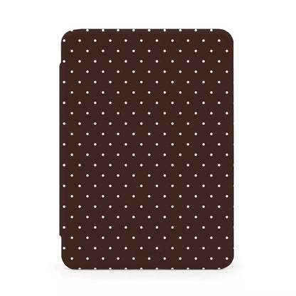 Kobo Clara Color / Black & White Ditsy Brown E-Reader Case -
