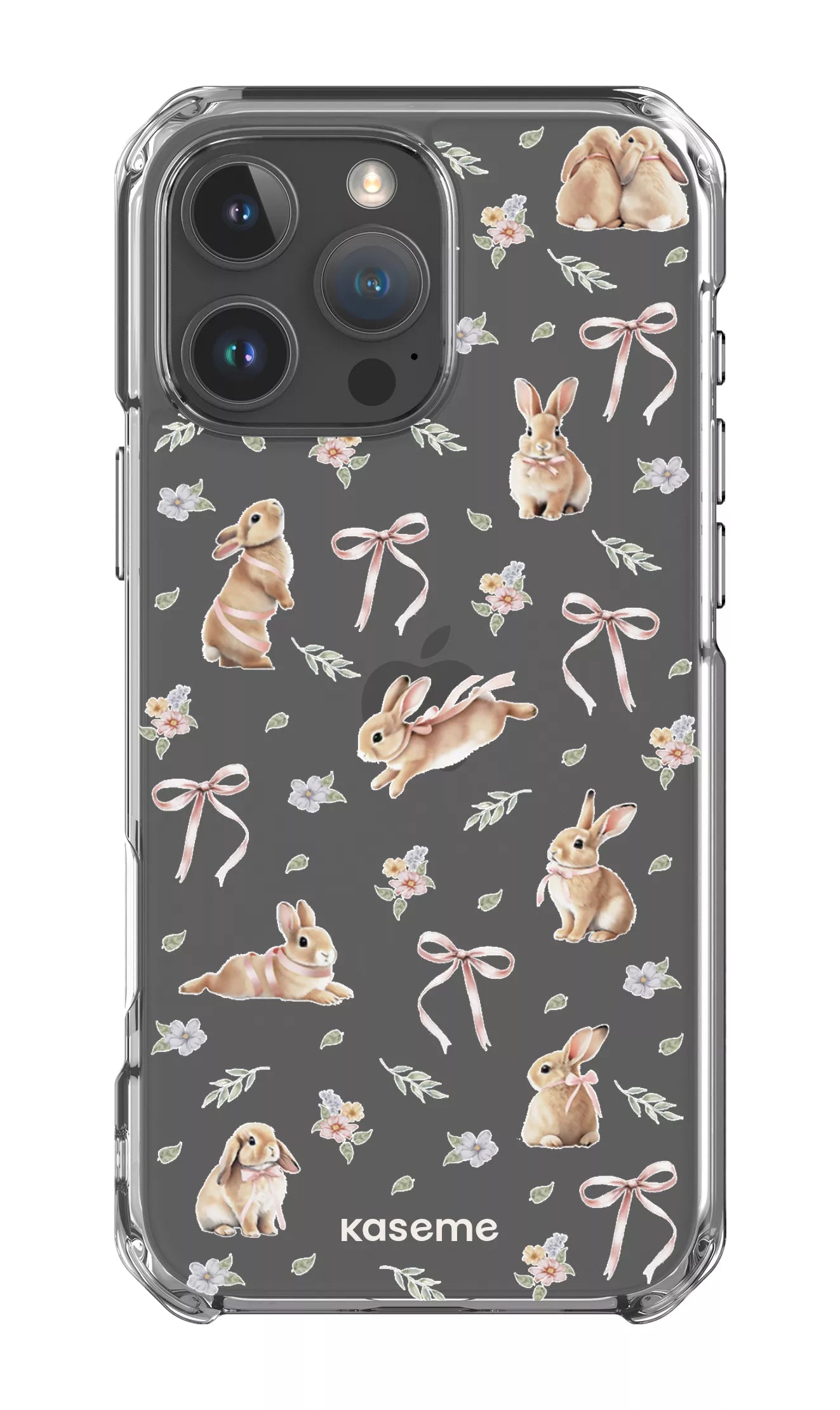  Bunny Bloom Clear Case -