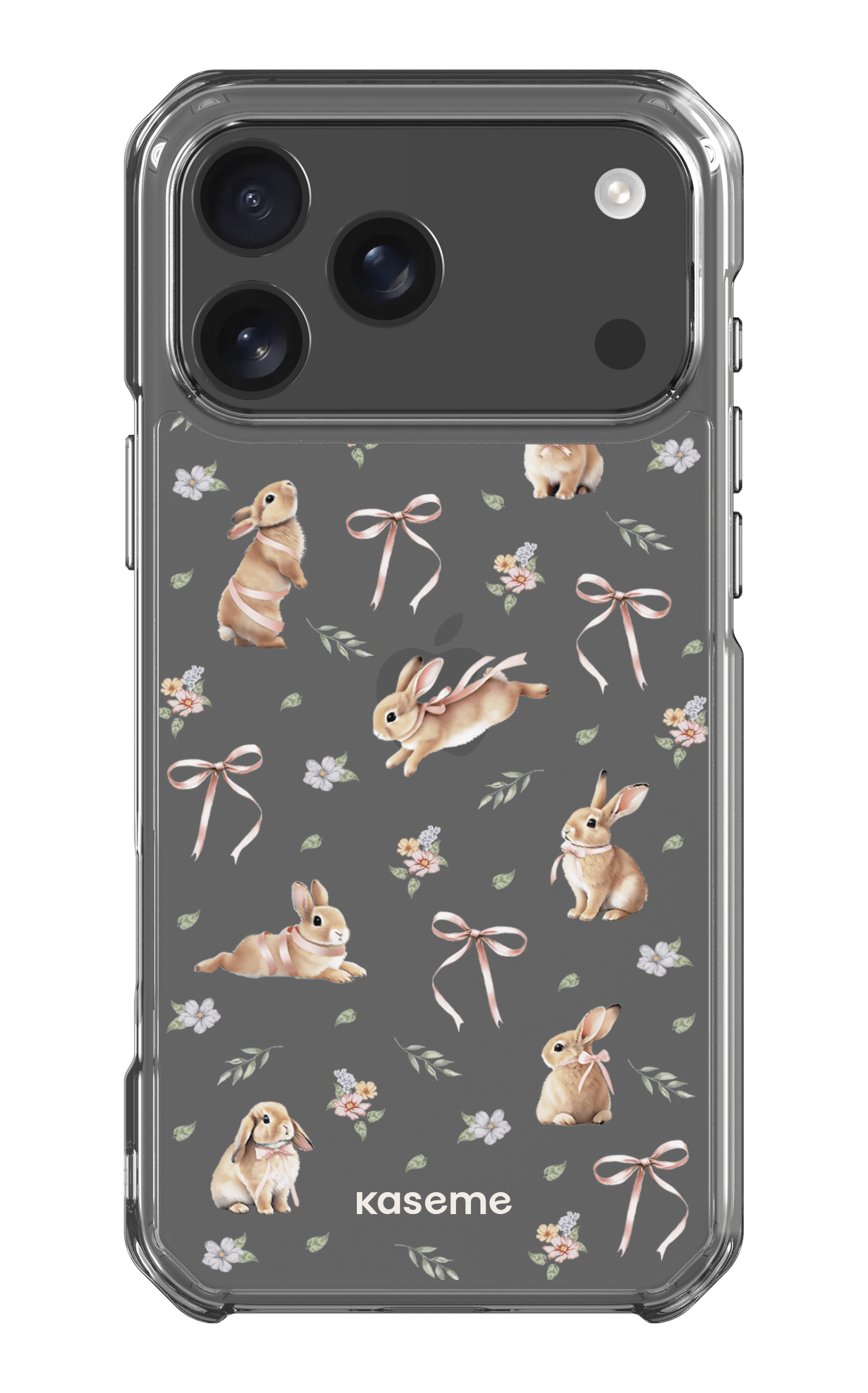  Bunny Bloom Clear Case -
