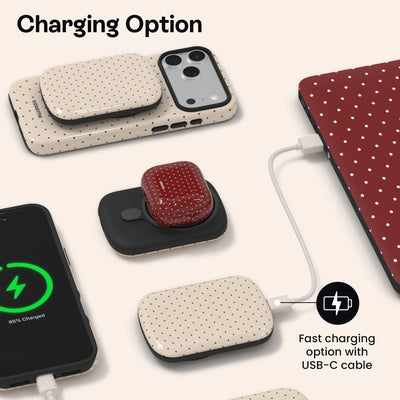 Ditsy Cream ChargePod