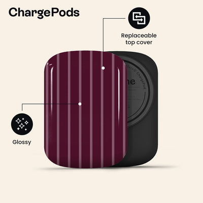 Dolce Striscia Merlot ChargePod Thumbnail en ChargePods 02