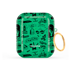 Escapade Green Airpod Case