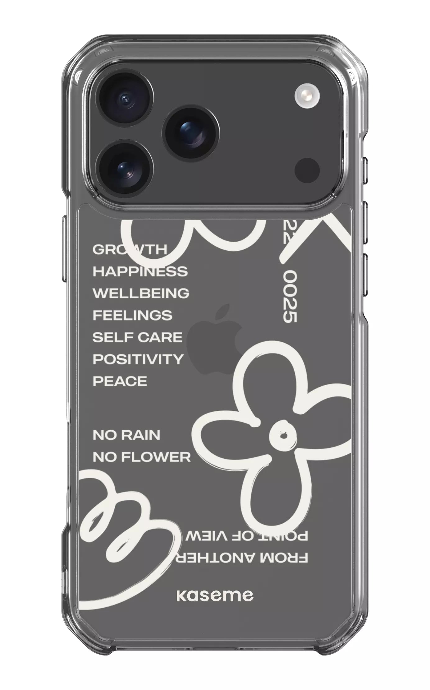 Feelings white Clear Case -