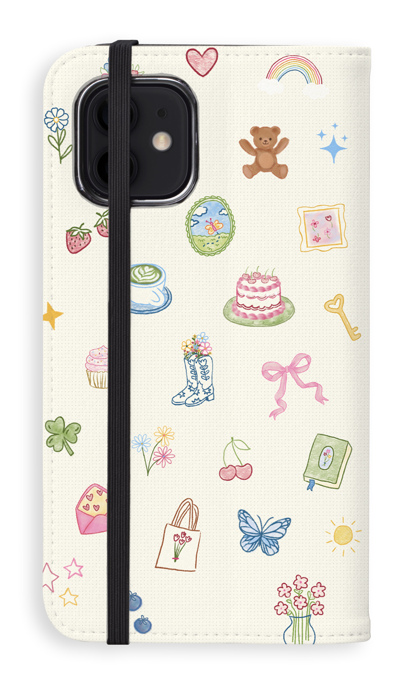 Folio Case iPhone 12 Mini Poetry Folio Case -