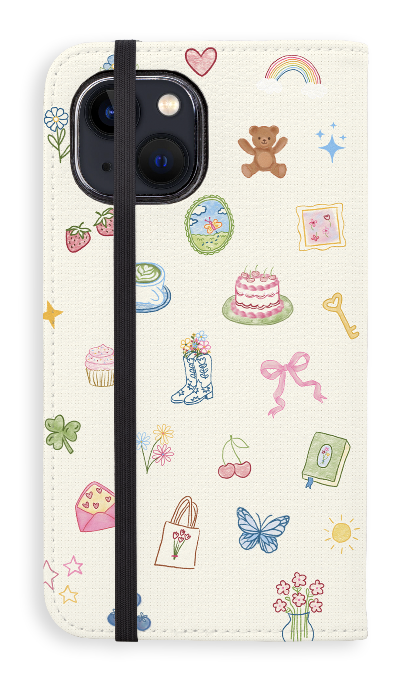 Folio Case iPhone 13 Mini Poetry Folio Case -