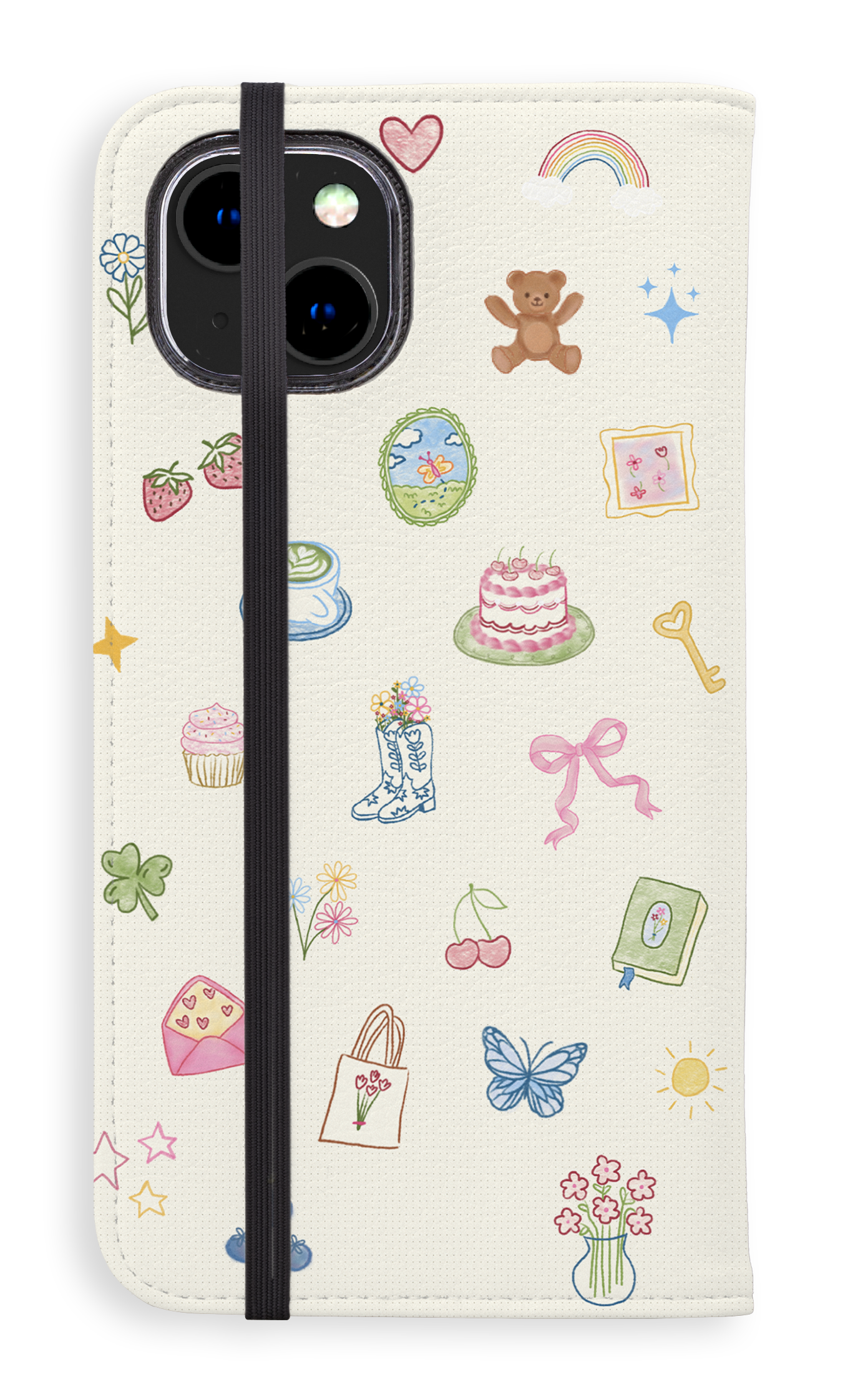 Folio Case iPhone 14 Plus Poetry Folio Case -