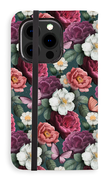 Folio Case iPhone 14 Pro Flore Folio Case -