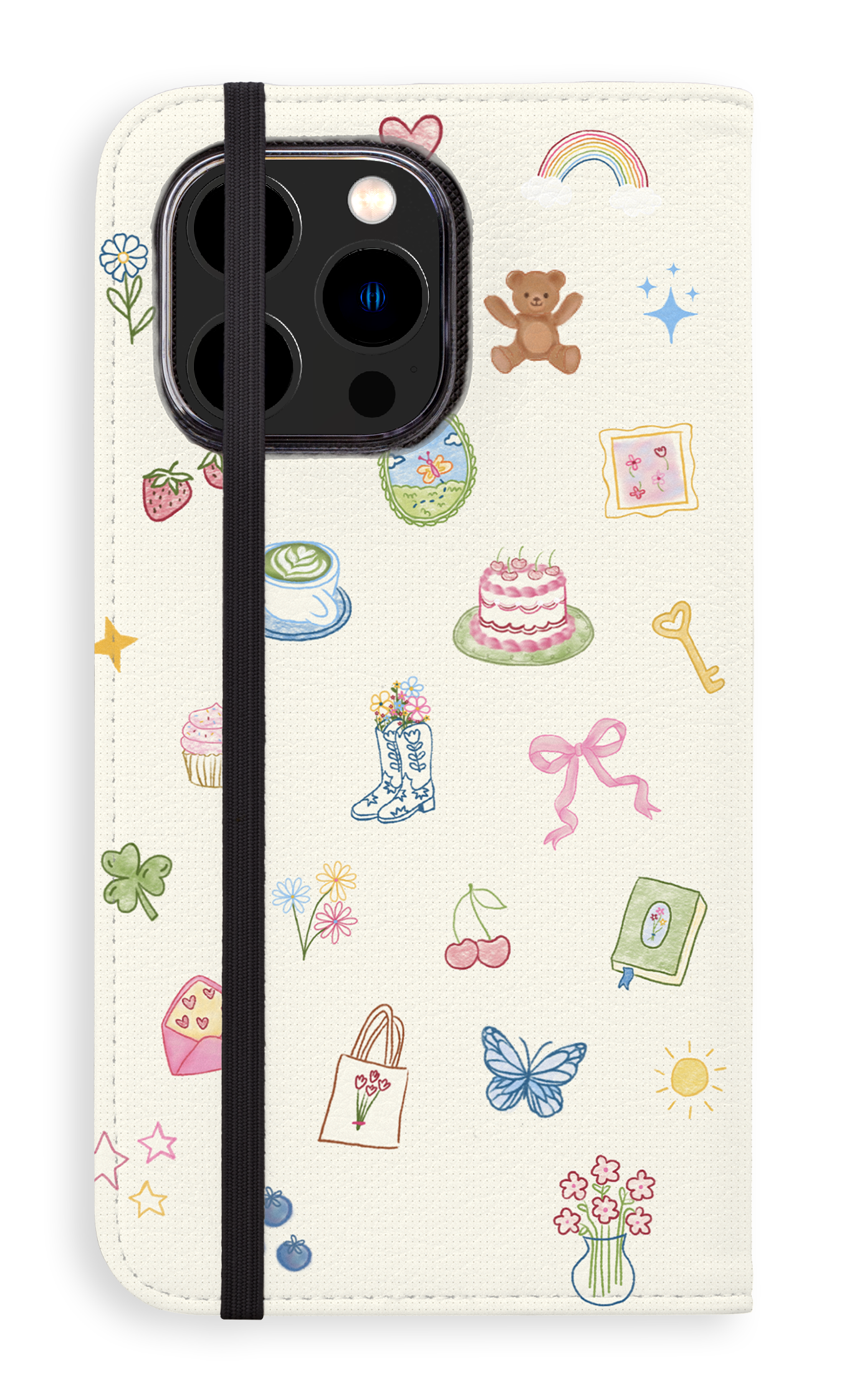 Folio Case iPhone 14 Pro Max Poetry Folio Case -