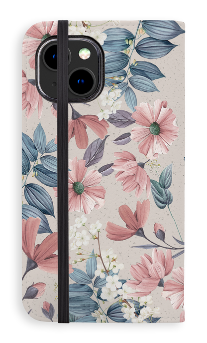 Folio Case iPhone 15 Fall Flowers - Folio Case -