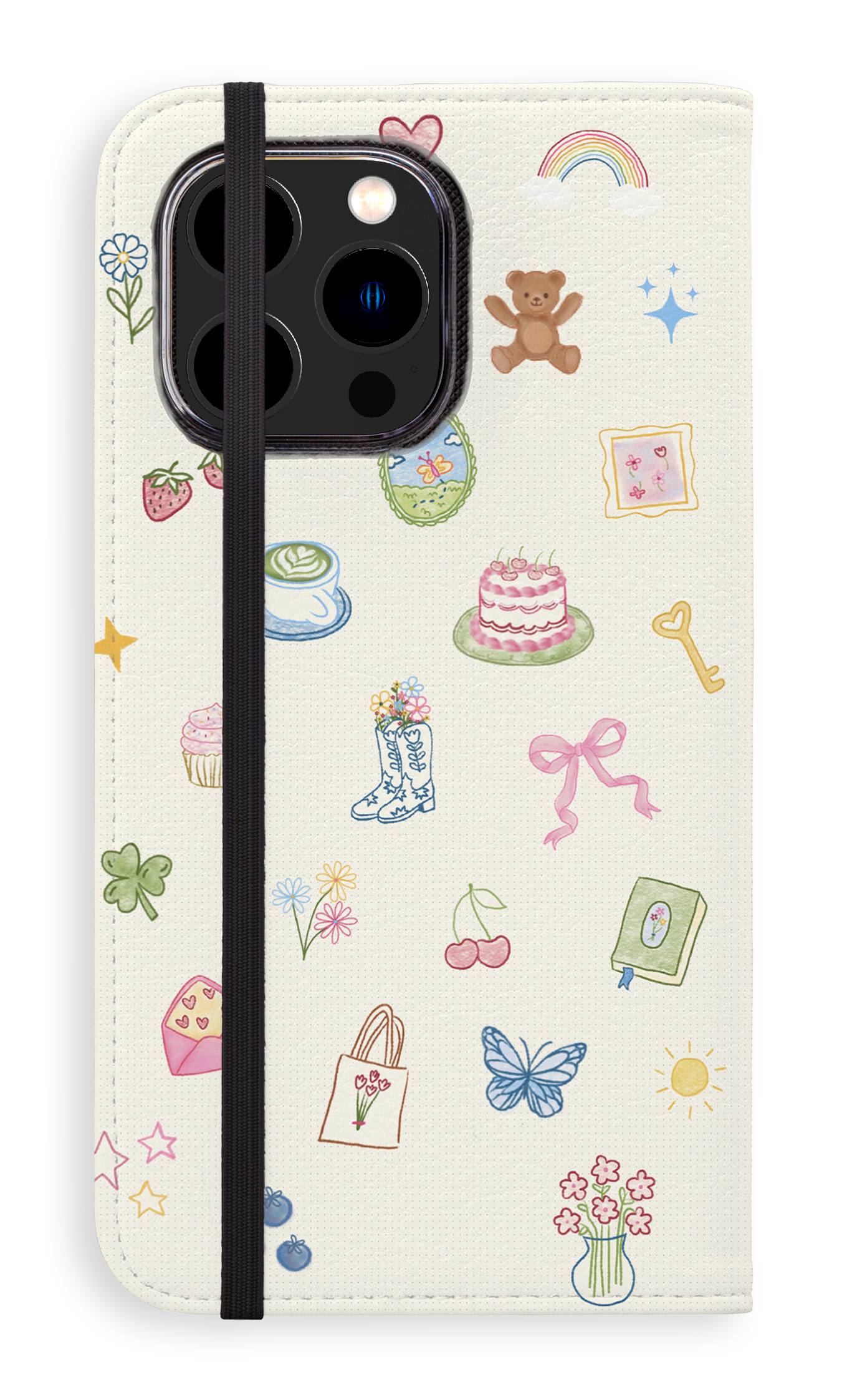 Folio Case iPhone 15 Pro Max Poetry Folio Case -