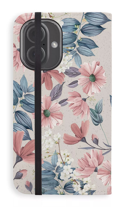 Folio Case iPhone 16 Fall Flowers Folio Case -