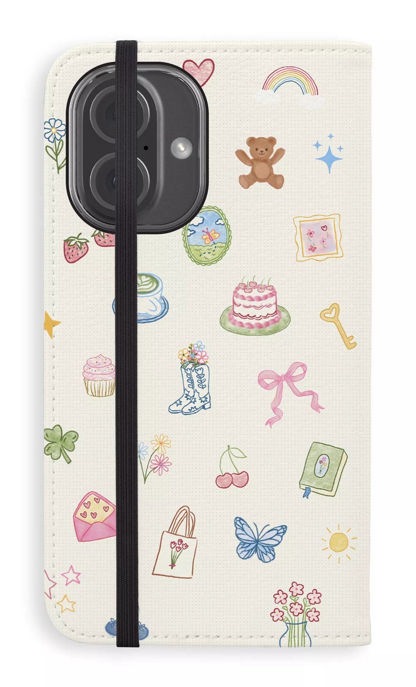 Folio Case iPhone 16 Poetry Folio Case -