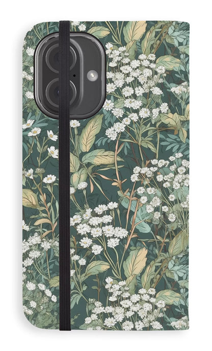 Folio Case iPhone 16 Untamed Blossom Folio Case -