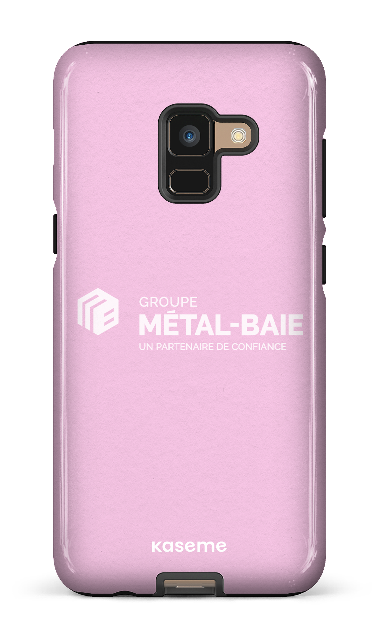 Galaxy A8 Tough Métal-Baie Rose -