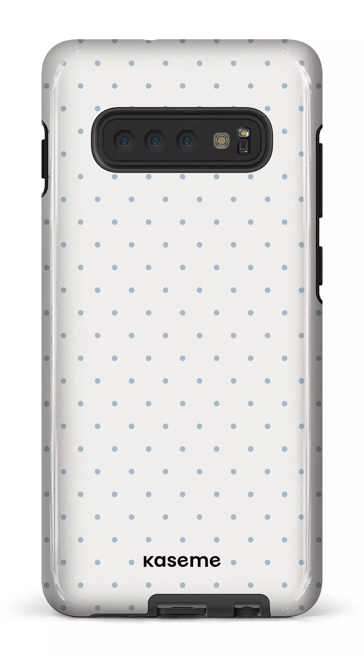 Galaxy S10 Plus Tough Ditsy White & Blue -