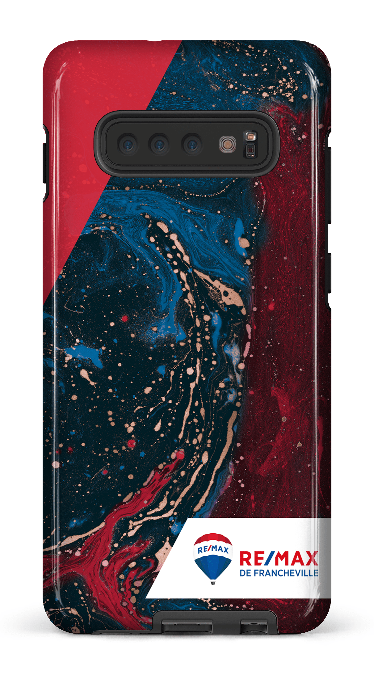 Galaxy S10 Plus Tough Peinture marbrée sombre de Francheville -