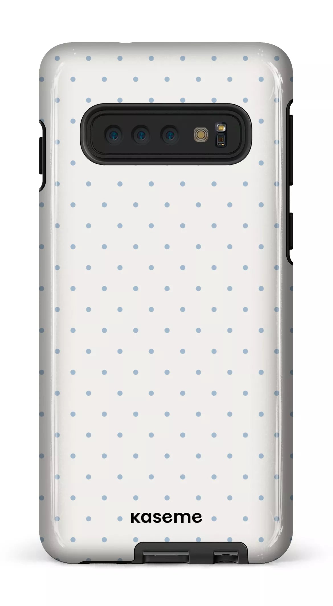 Galaxy S10 Tough Ditsy White & Blue -