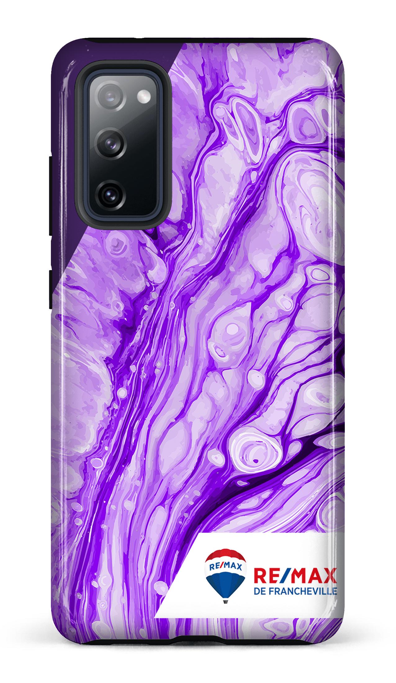 Galaxy S20 FE Tough Peinture marbrée claire violette de Francheville -