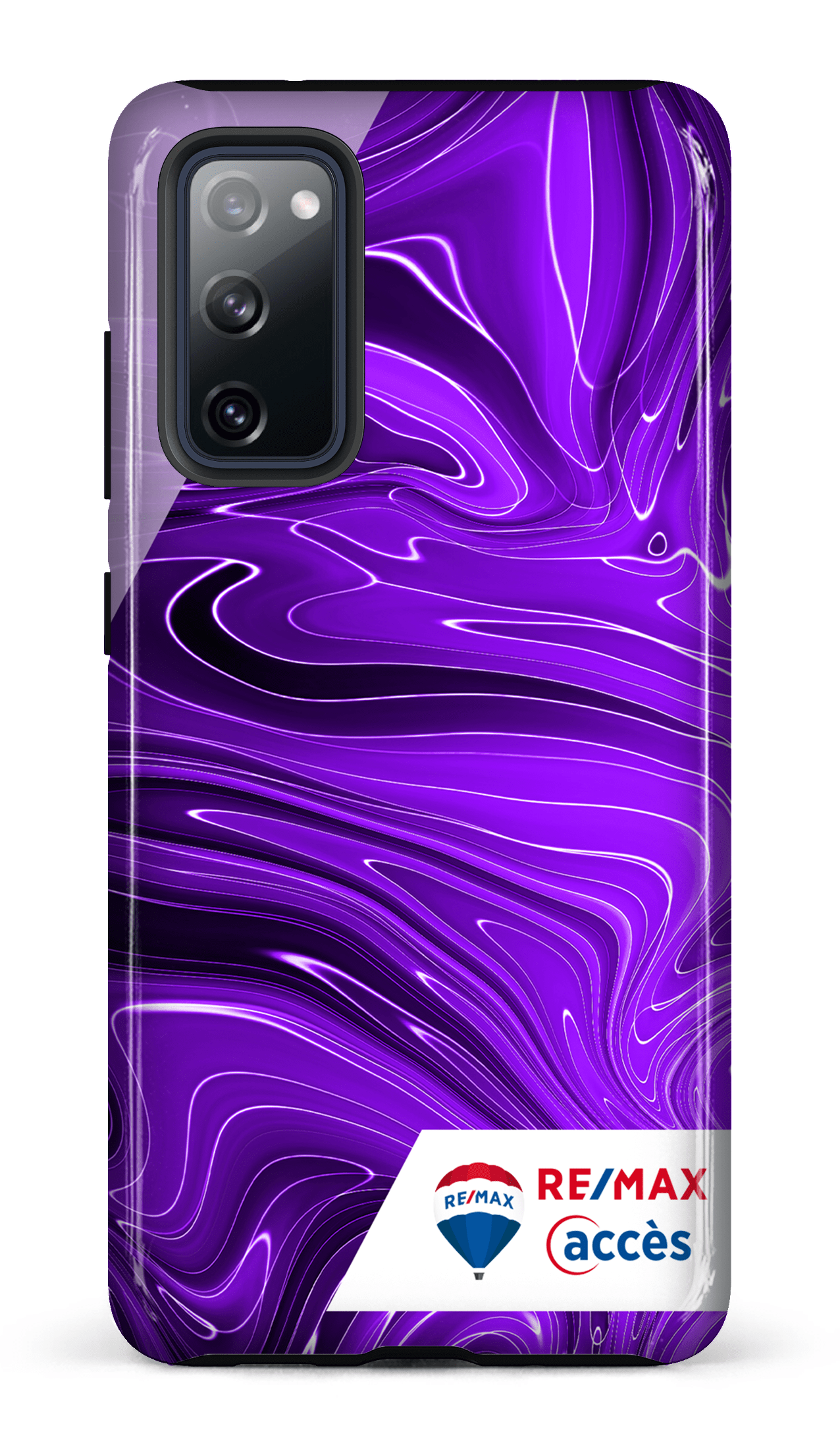 Galaxy S20 FE Tough Peinture marbrée sombre violette -