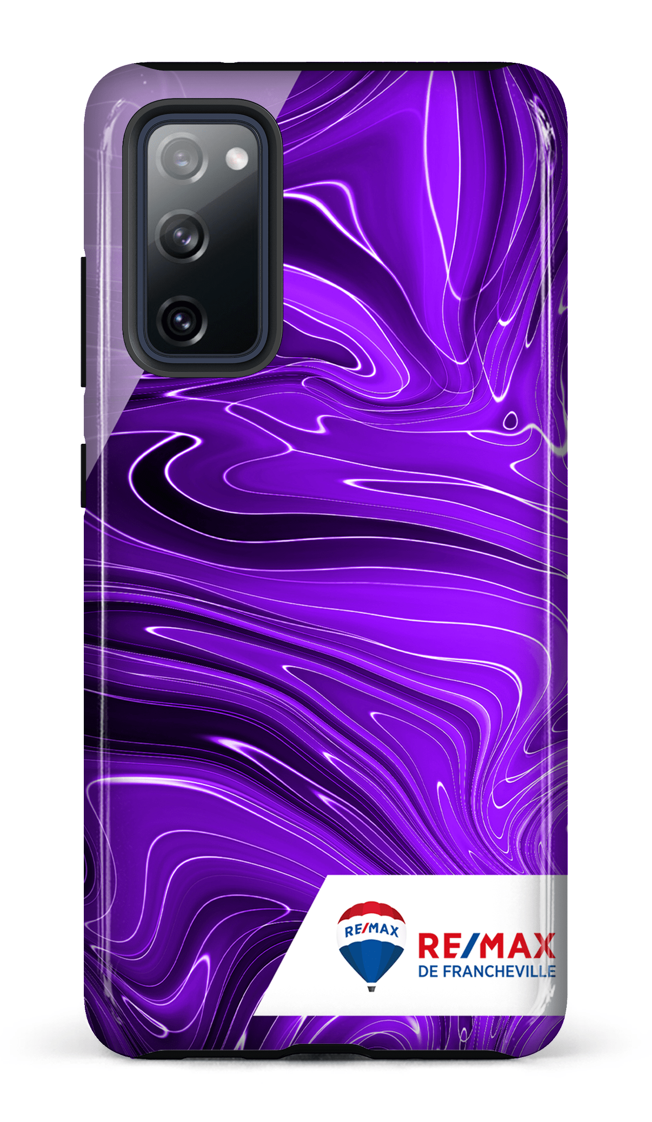 Galaxy S20 FE Tough Peinture marbrée sombre violette de Francheville -