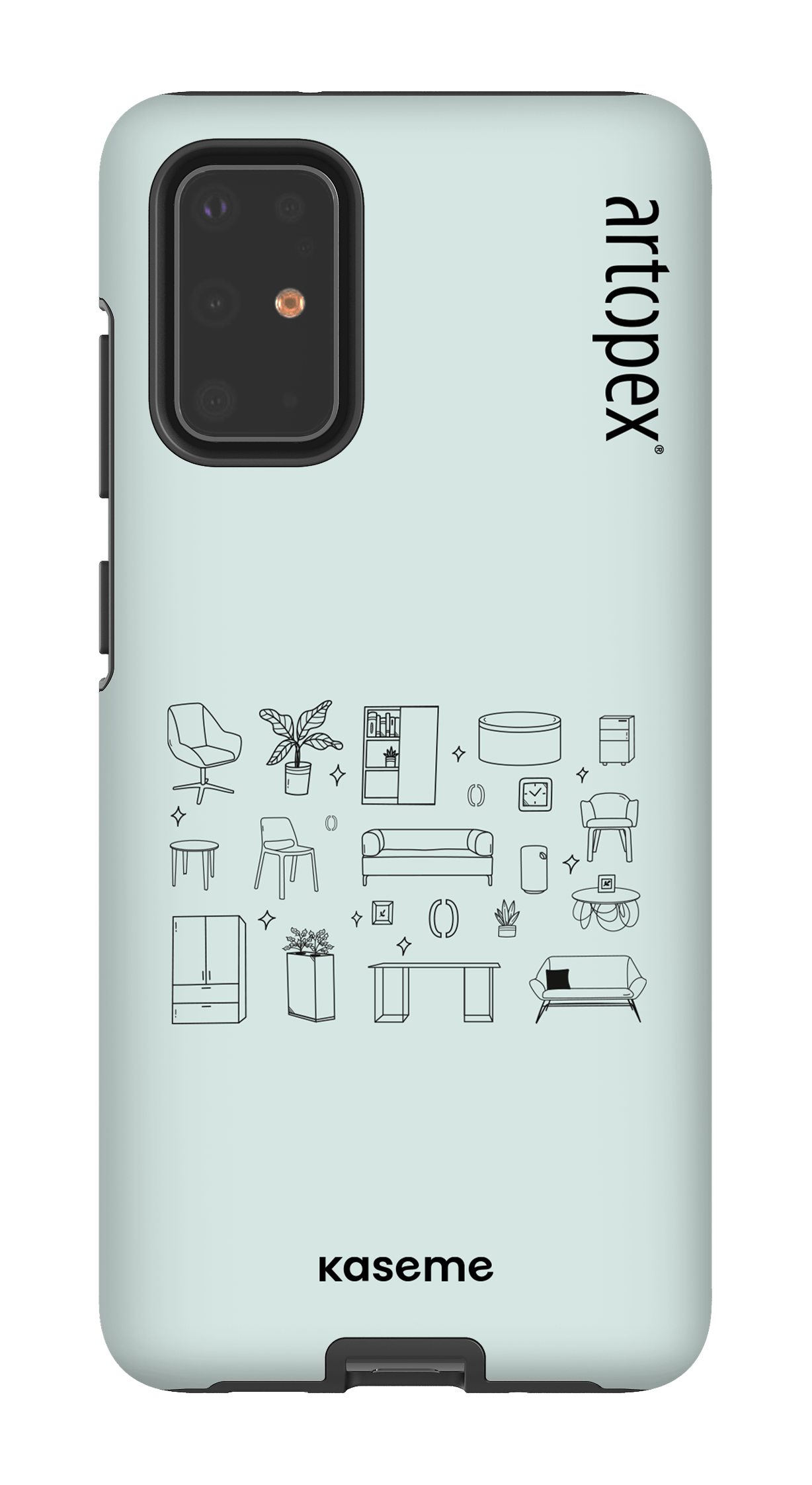 Galaxy S20 Plus Tough L'essentiel menthe par Artopex -