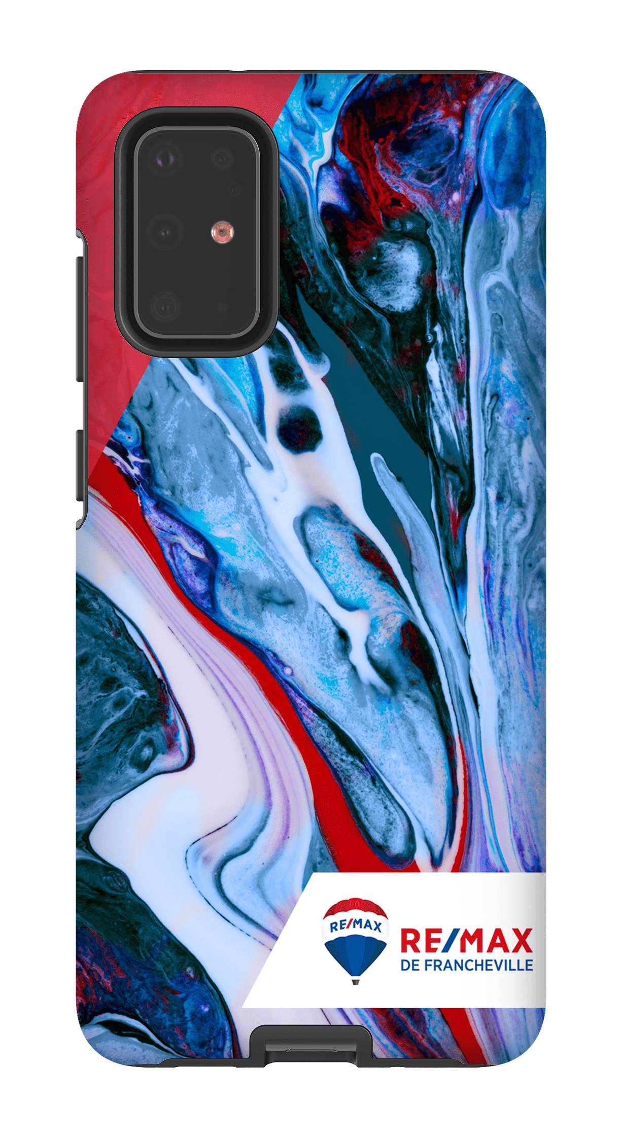 Galaxy S20 Plus Tough Peinture marbrée claire de Francheville -