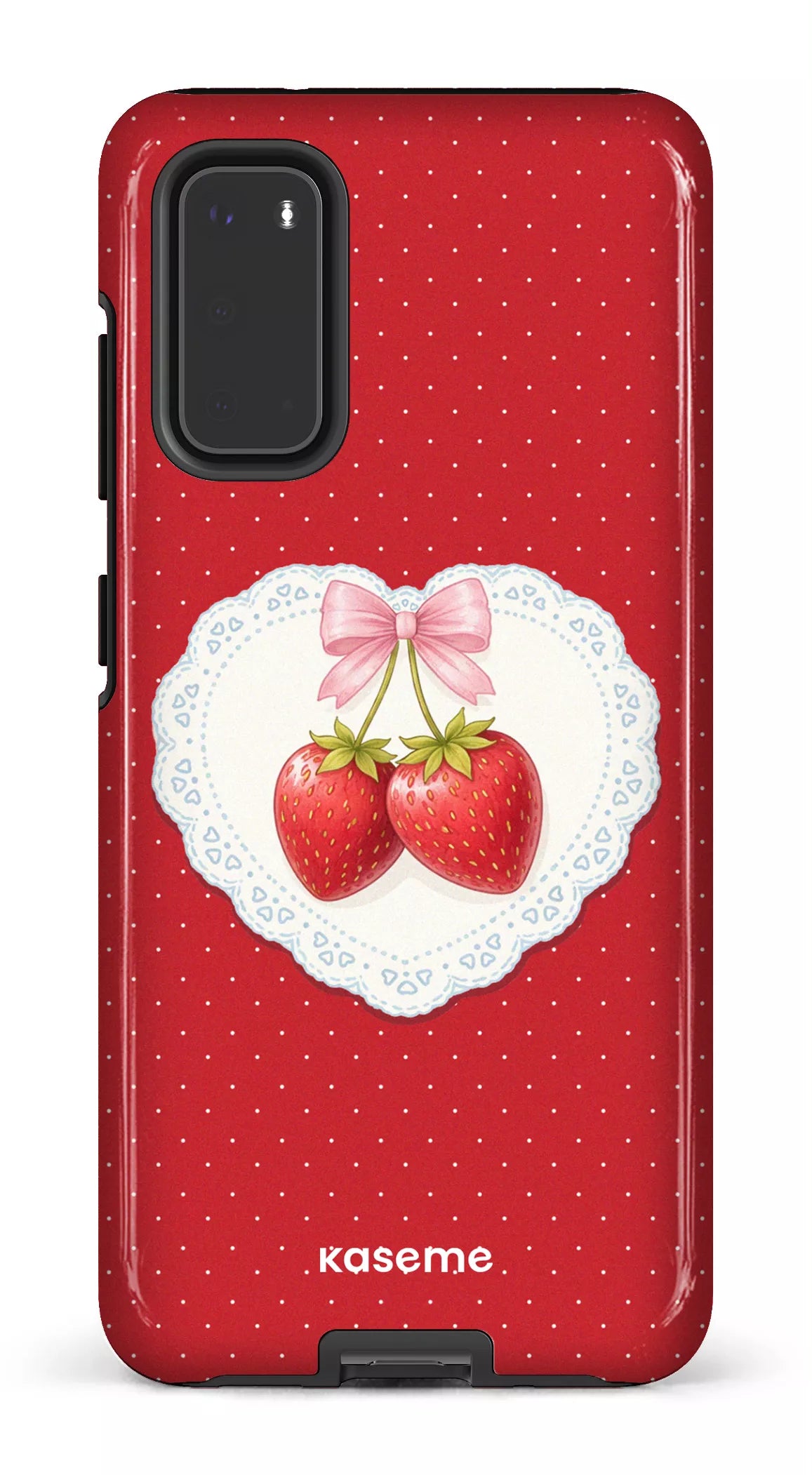 Galaxy S20 Tough Fresa Lace Red -