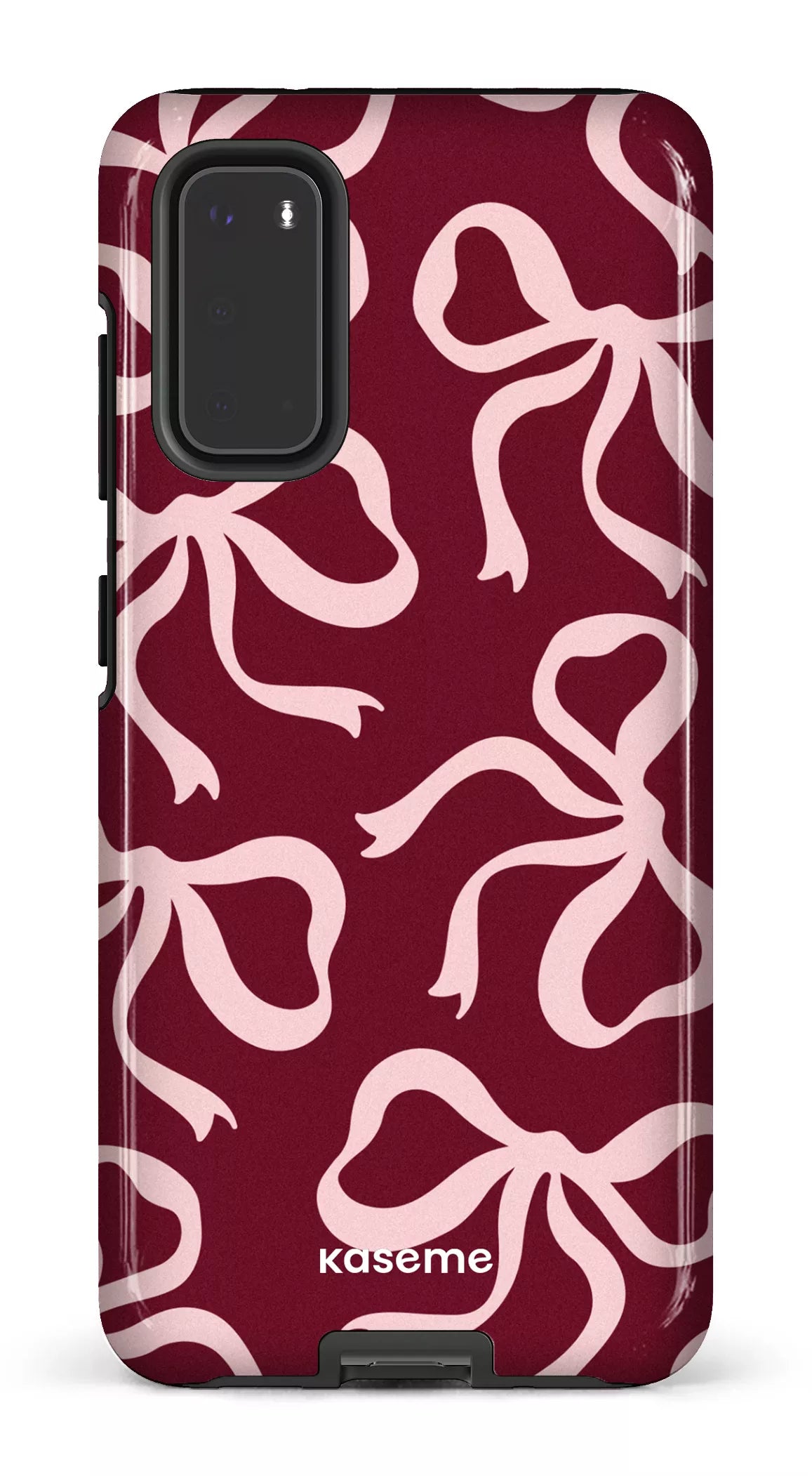 Galaxy S20 Tough Lace Burgundy & Pink -