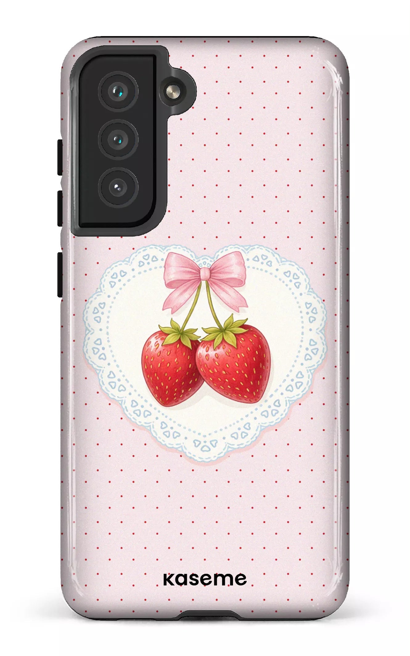 Galaxy S21 FE Tough Fresa Lace Pink -