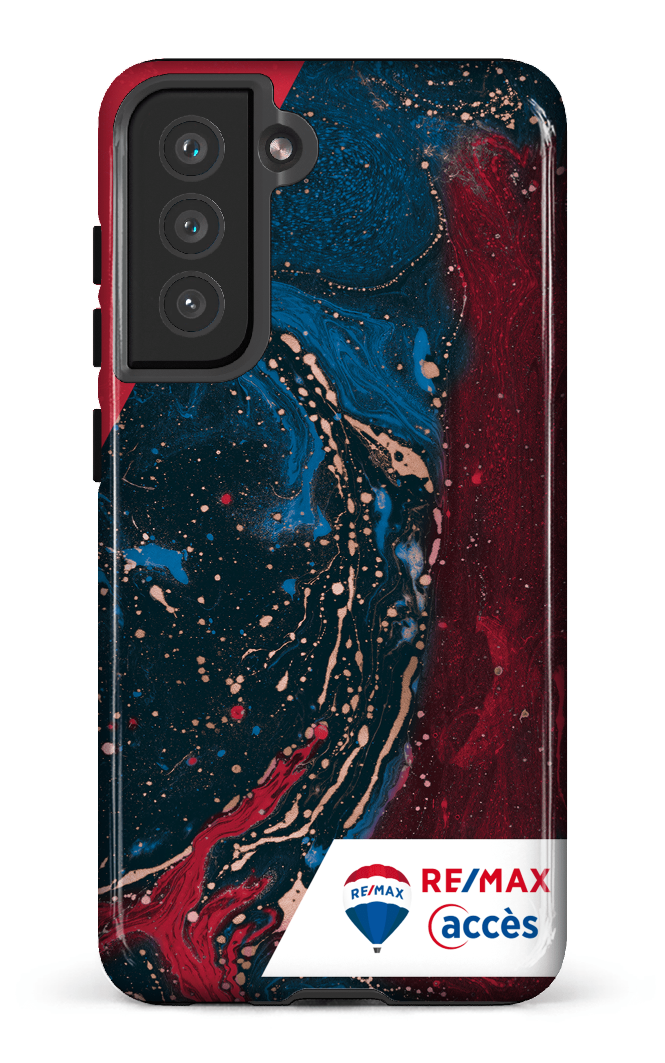 Galaxy S21 FE Tough Peinture marbrée sombre -