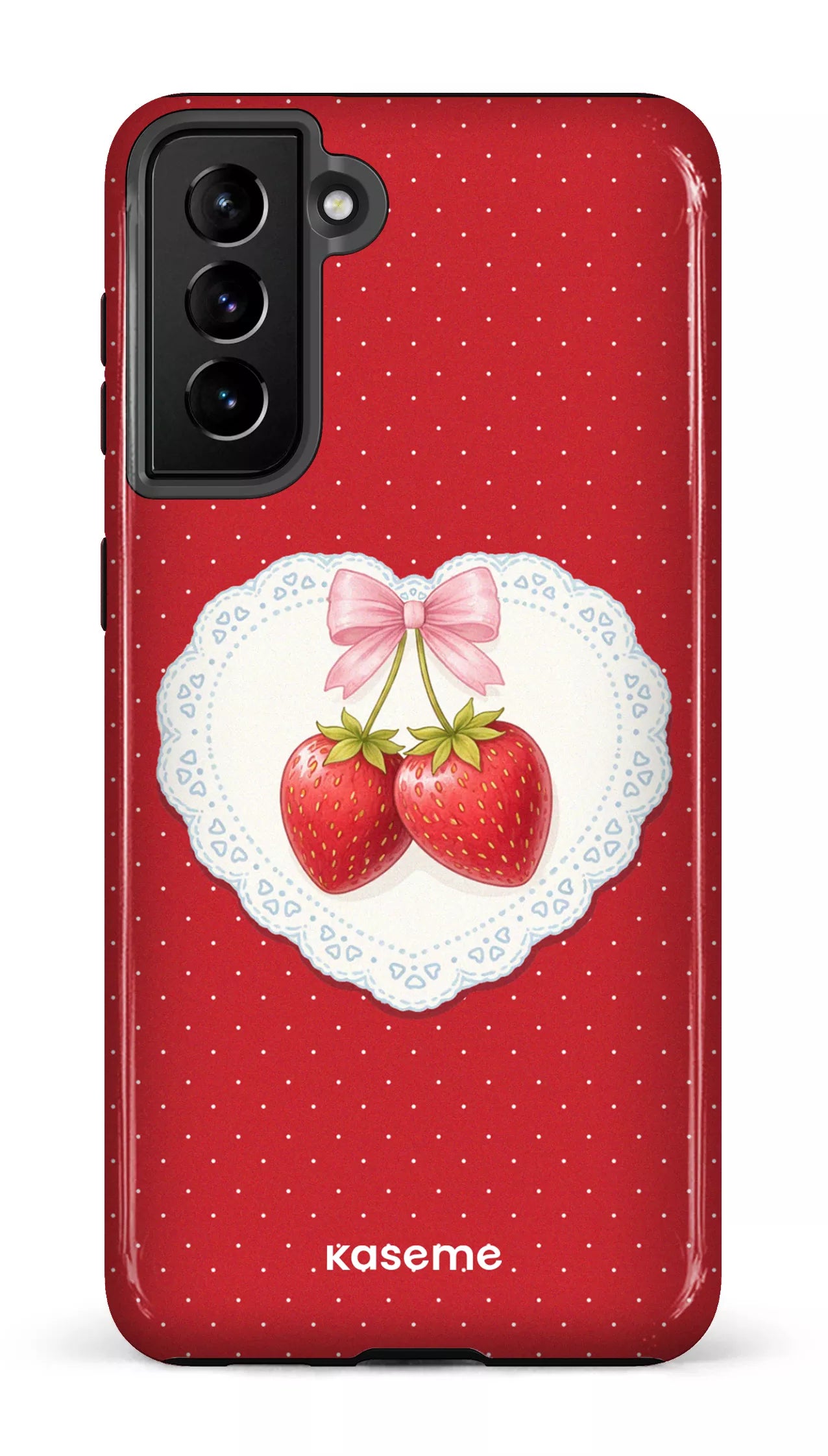 Galaxy S21 Plus Tough Fresa Lace Red -