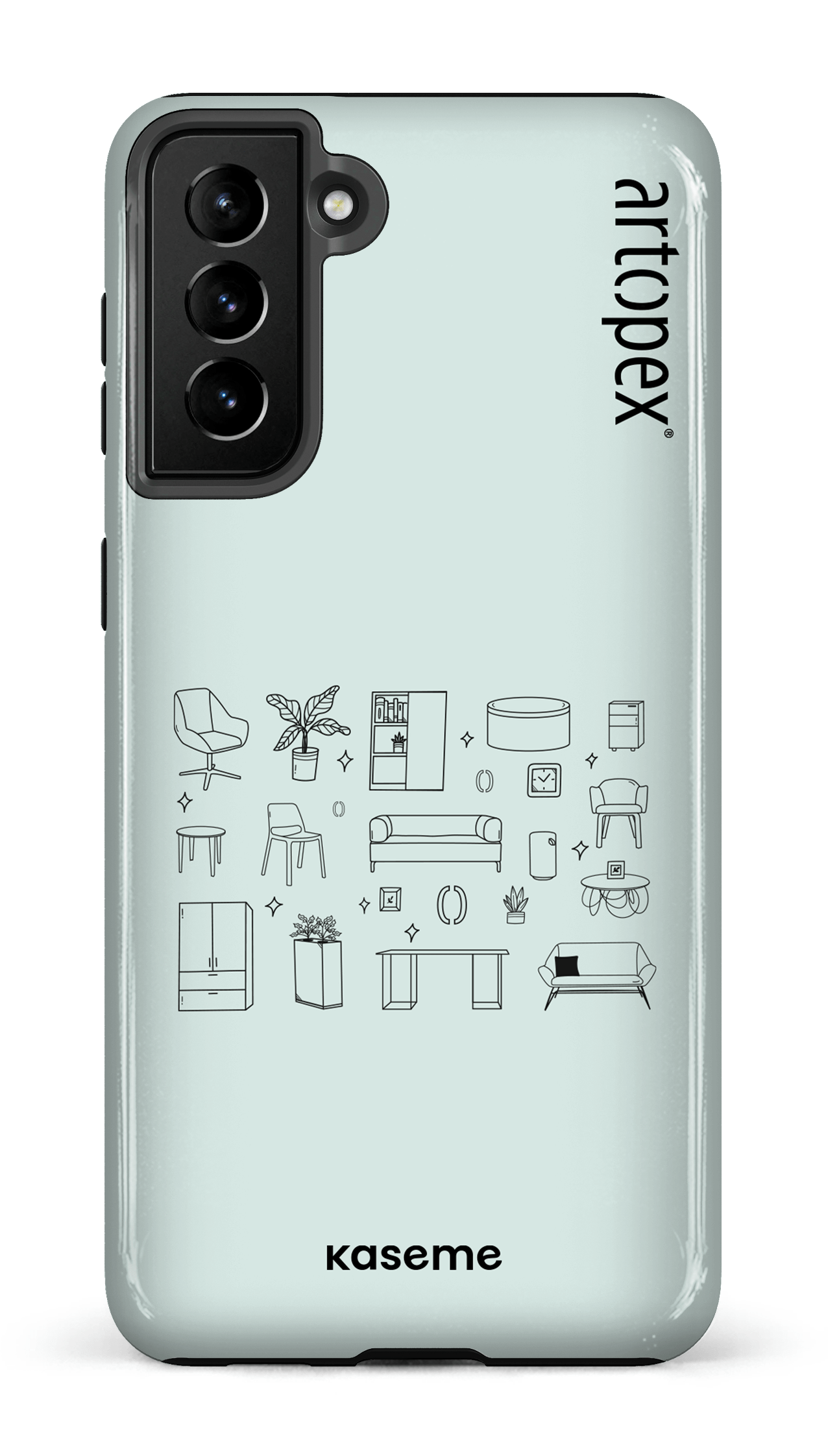 Galaxy S21 Plus Tough L'essentiel menthe par Artopex -