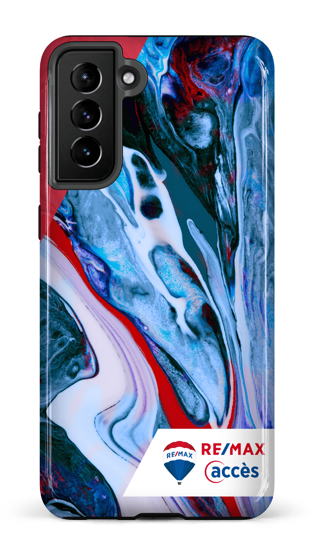 Galaxy S21 Plus Tough Peinture marbrée claire -
