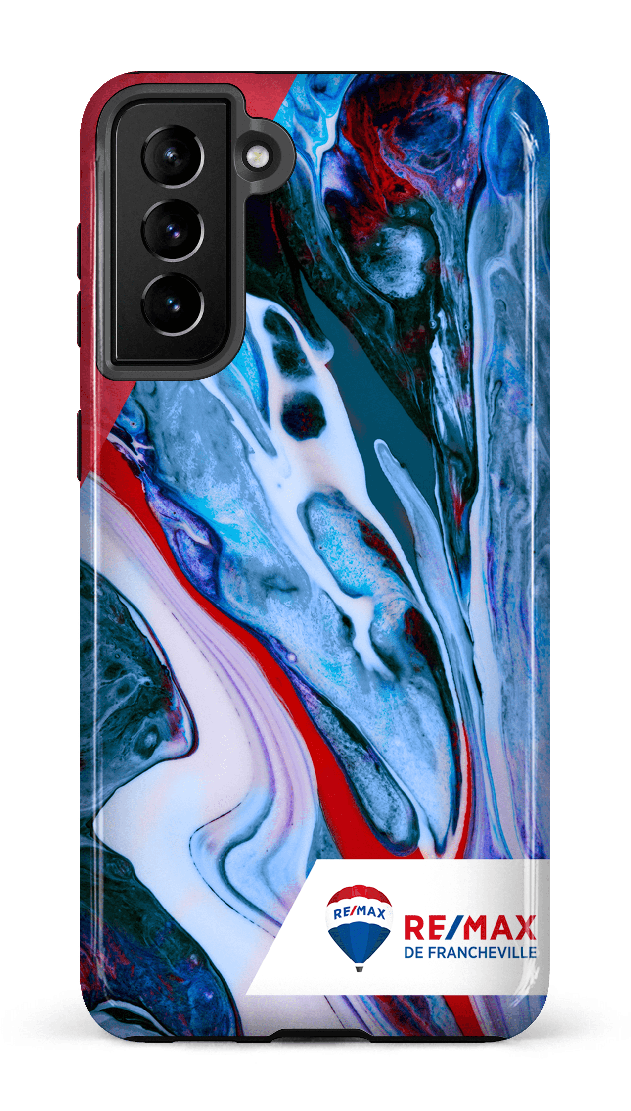 Galaxy S21 Plus Tough Peinture marbrée claire de Francheville -