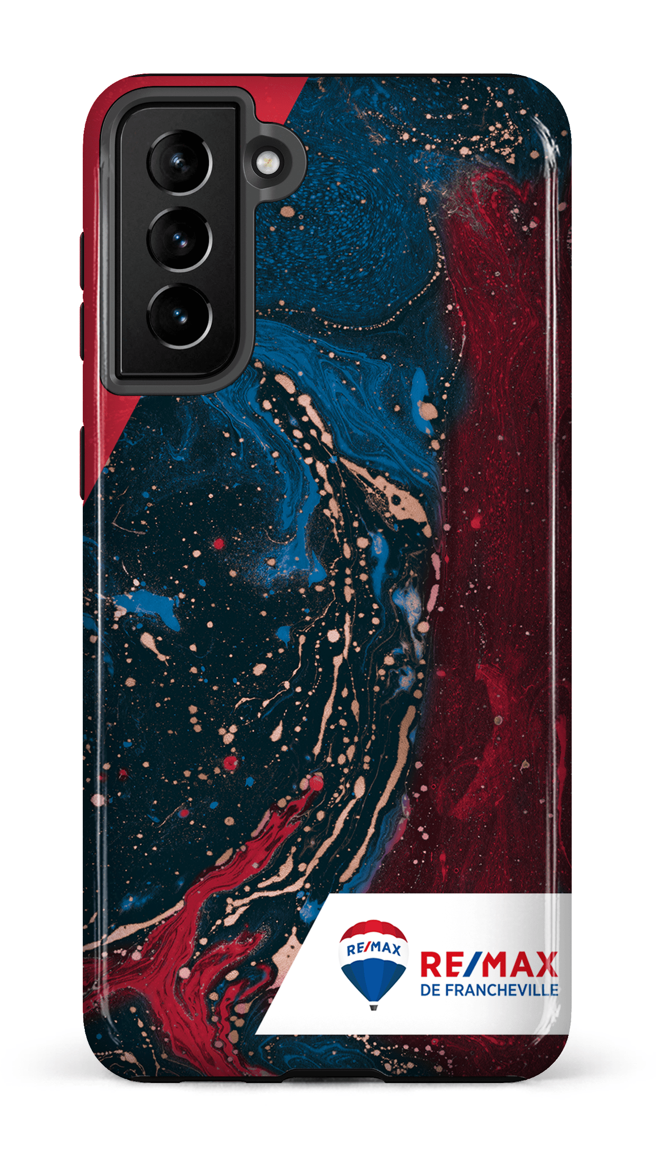 Galaxy S21 Plus Tough Peinture marbrée sombre de Francheville -