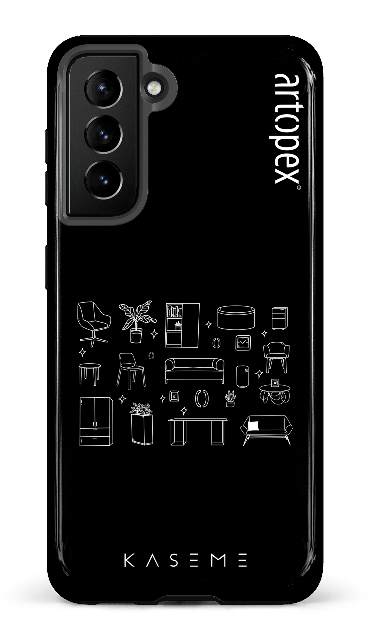 Galaxy S21 Tough L'essentiel noir par Artopex -