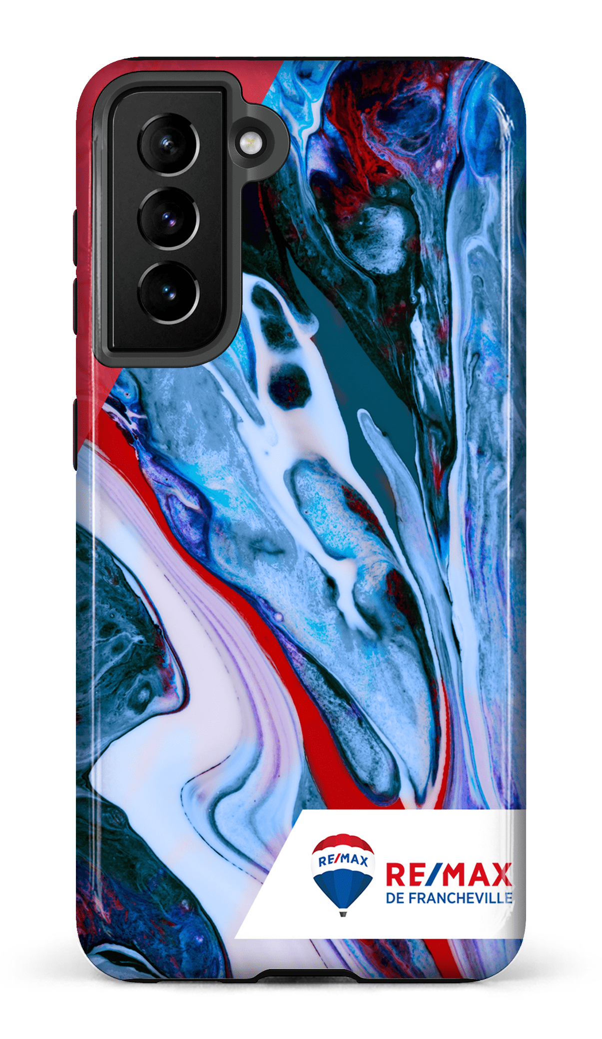 Galaxy S21 Tough Peinture marbrée claire de Francheville -