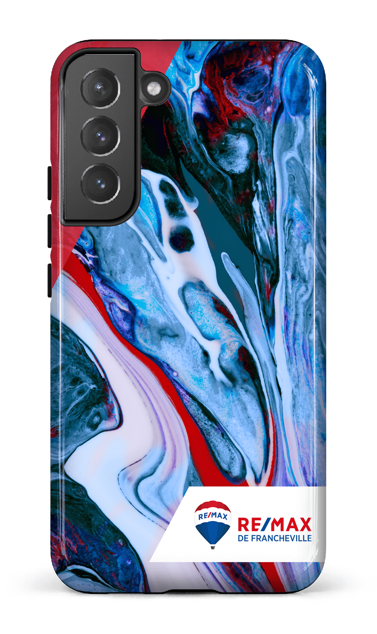 Galaxy S22 Plus Tough Peinture marbrée claire de Francheville -