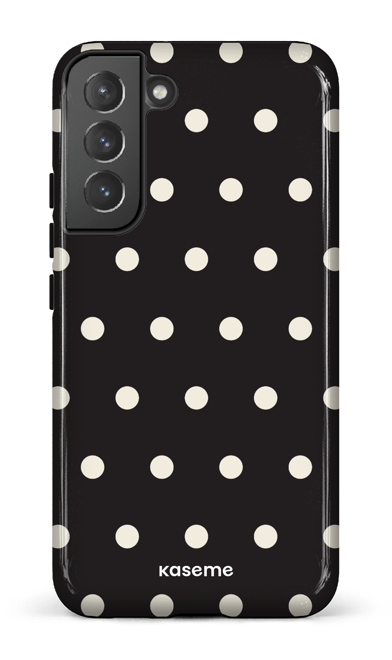 Galaxy S22 Plus Tough Polka Black -